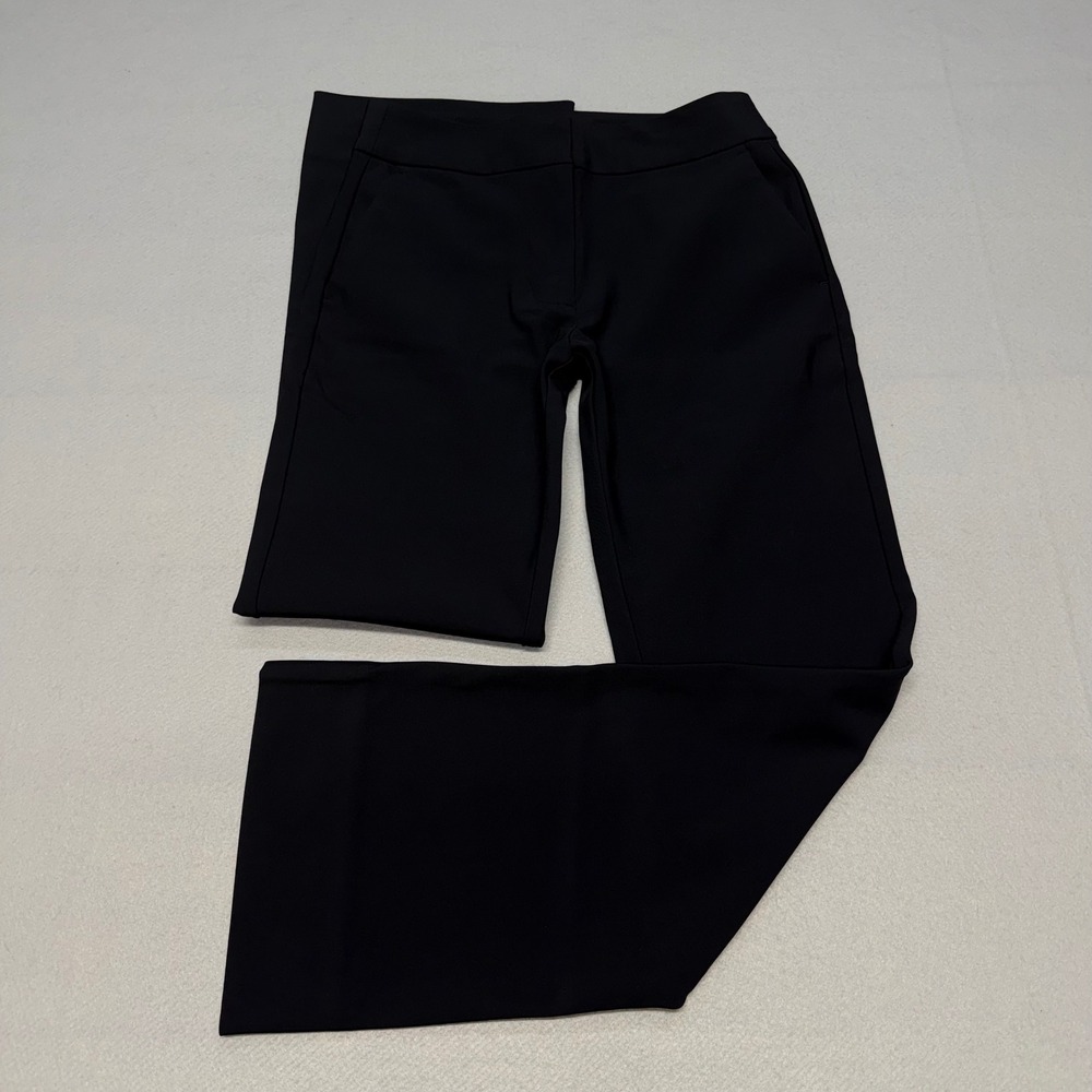 Rhone Double Bonded Trouser Pants Womens 0 Black Stretch Performance Athletic
